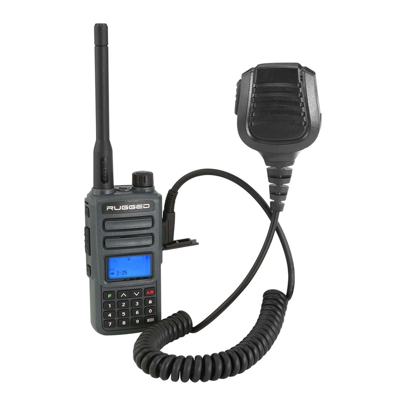 BUNDLE – Rugged GMR2 GMRS and FRS Band Radio with Hand Mic