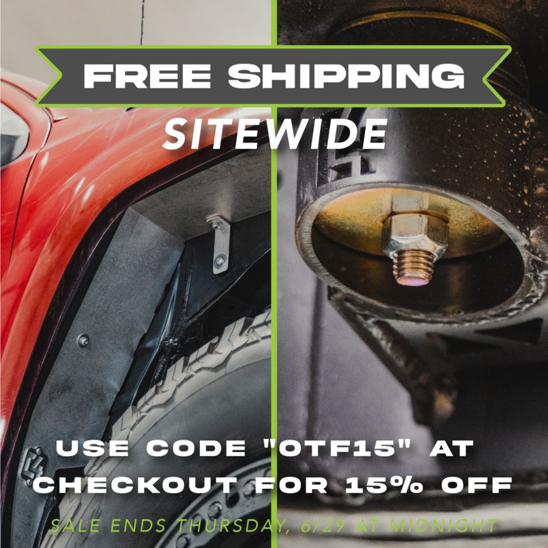 Oversized Tire Fitment Kit – 2nd Gen