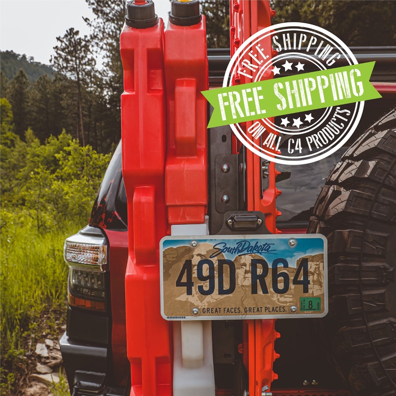 Rotopax / Maxtrax Mount No License Plate Mount