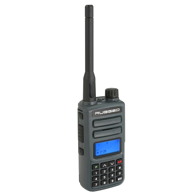 Rugged GMR2 GMRS/FRS Handheld Radio – Grey