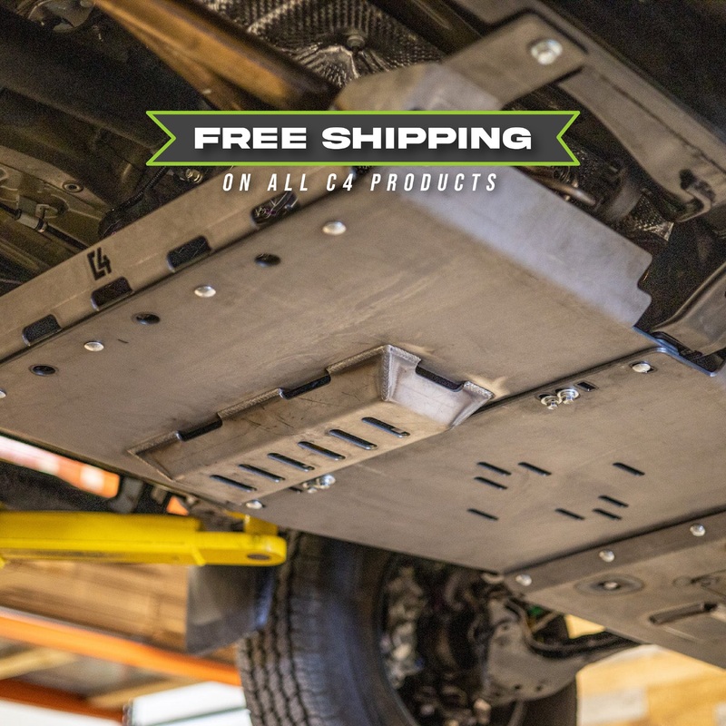 Tacoma Rear Skid Plates / 2nd Gen / 3rd Gen / 2005+ YES – compatible with stock exhaust