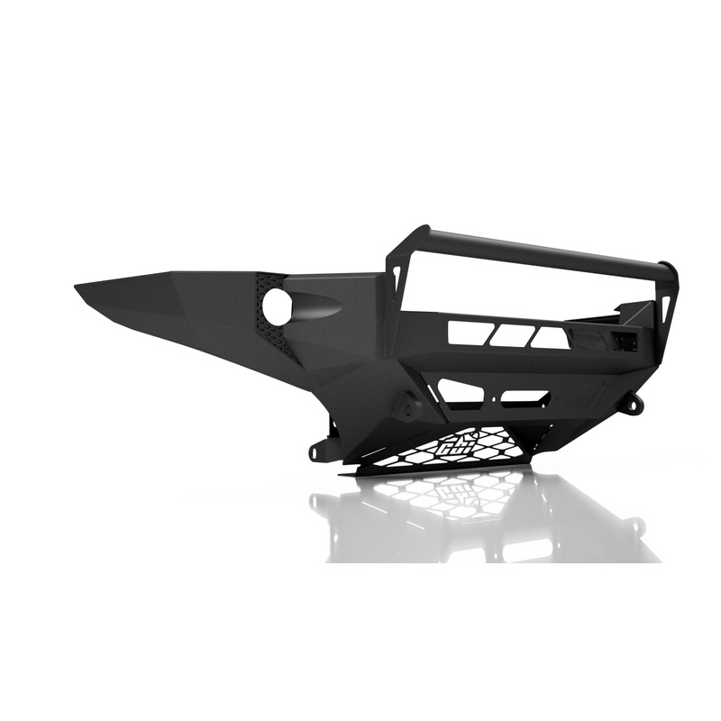 TOYOTA 4RUNNER BAJA SERIES FRONT BUMPER  ALUMINIUM | 2020-2023 Bare Metal