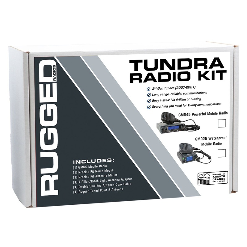 Toyota Tundra Two-Way GMRS Mobile Radio Kit 25 Watt GMR25