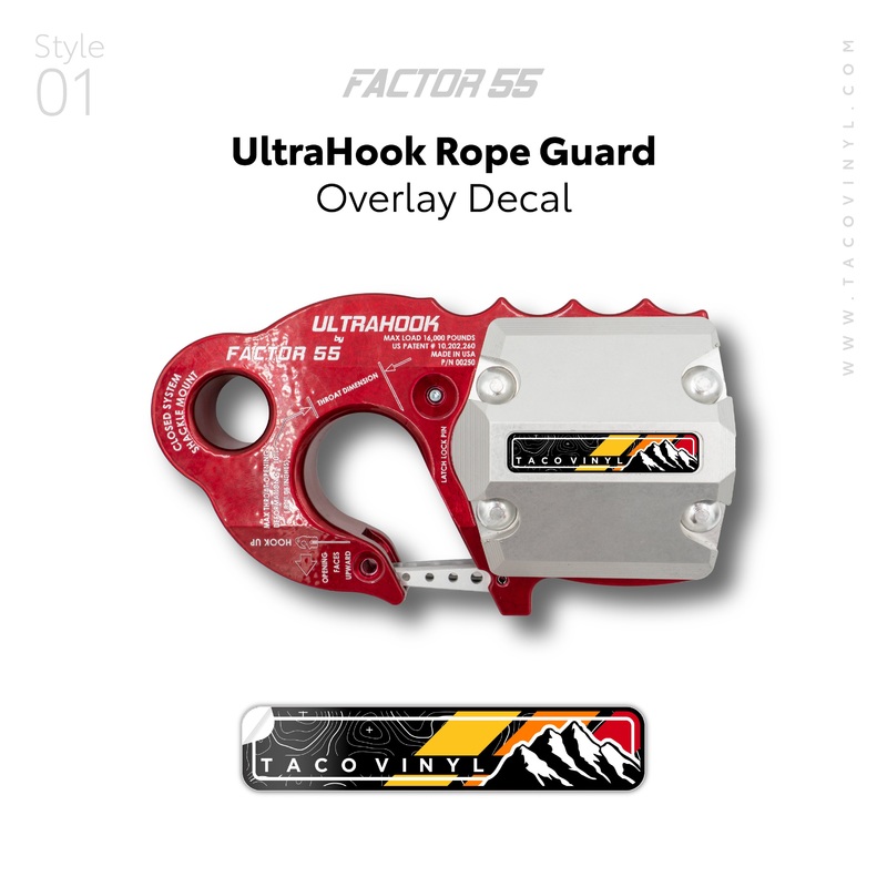 UltraHook Rope Guard Decal Inserts 1