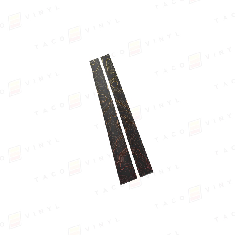 1996-02 4Runner Door Pillar Decals Satin Black