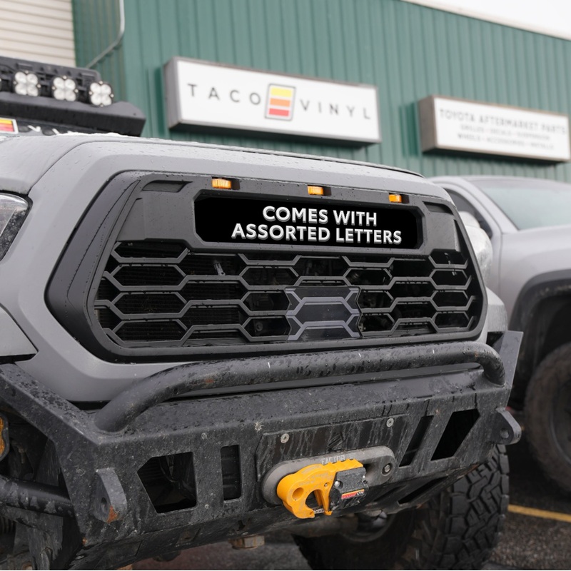 2016-23 Tacoma Alpha Front Grille 2016-17 w/o sensor