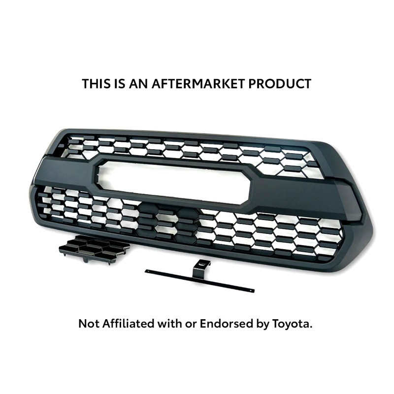 2016-23 Tacoma Pro Grille 2016-17 w/o sensor None