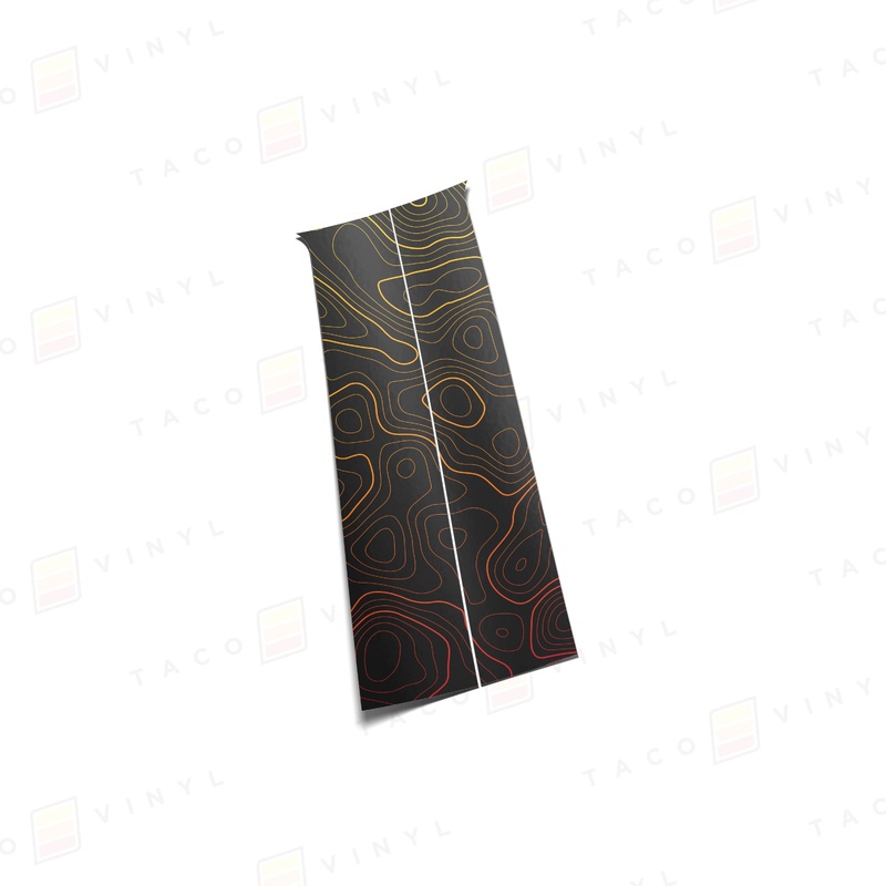 2024+ Tacoma Door Pillar Decals Satin Black