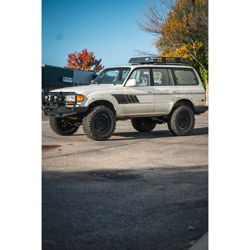 80 Series Land Cruiser Retro Stripes Classic Scheme Standard Hood Stamp