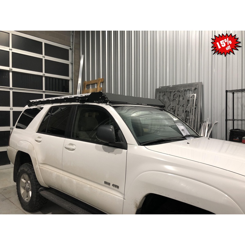 Alpha 4Runner 4G Roof Rack (2003-2009) No Light Cutout Blizzard Pearl grooveTEK (INNER)
