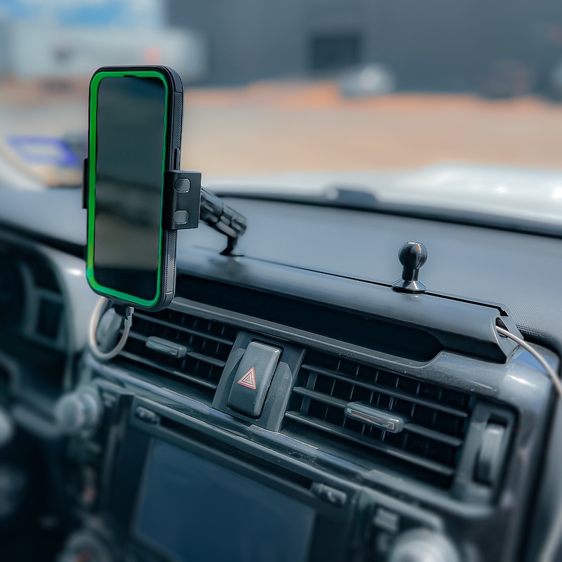 Dash Accessory Mount Fits Toyota 4Runner Tackform Phone Mount and 3.5in Arm Tackfrom Tablet Cradle and 3.5in Arm Tackform Action Camera Assembly with 3.5in Arm