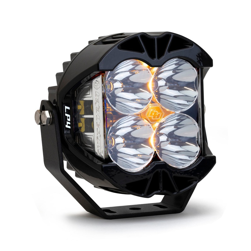 LP4 Pro LED Auxiliary Light Pod Pair – Universal Spot Clear Amber