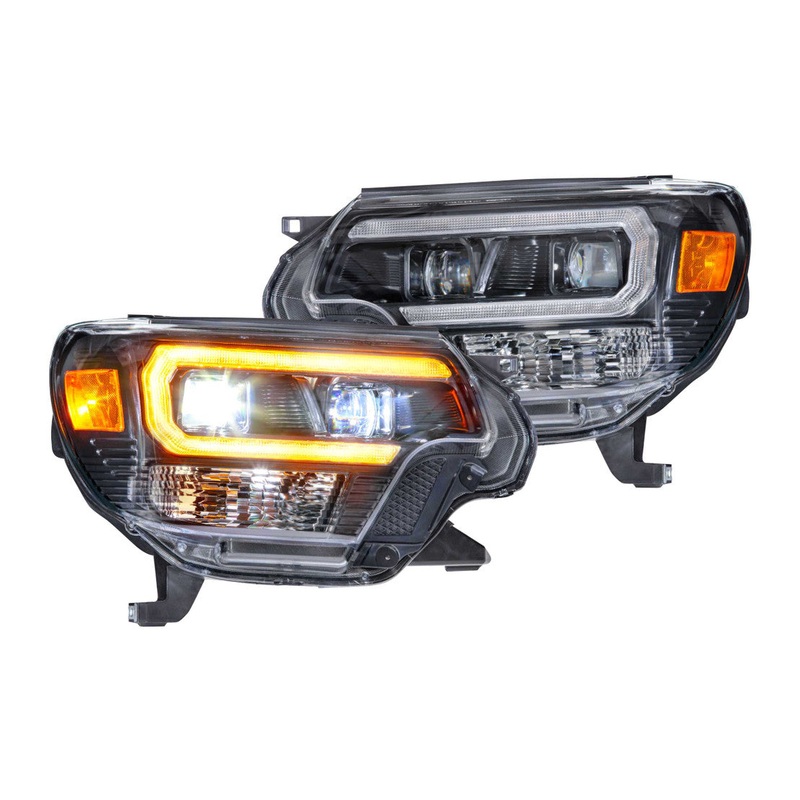 TOYOTA TACOMA (12-15): XB HYBRID LED HEADLIGHTS XB HYBRID LED HEADLIGHTS: Toyota Tacoma (12-15) (Pair / White DRL)