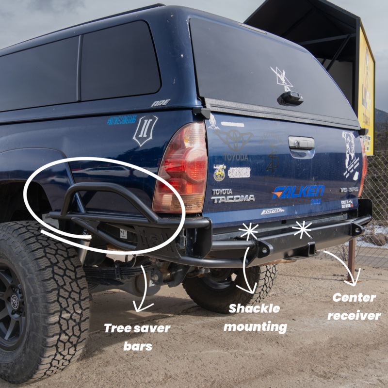 2005-2015 / 2nd Gen / Tacoma Rear Bumper No Bar