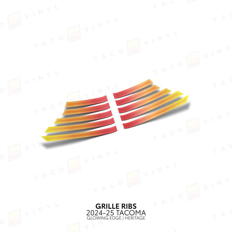 2024+ Tacoma Glowing Edge Grille Ribs Heritage Scheme