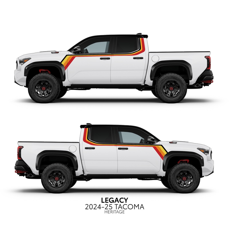 2024+ Tacoma Legacy Decal Kit Heritage
