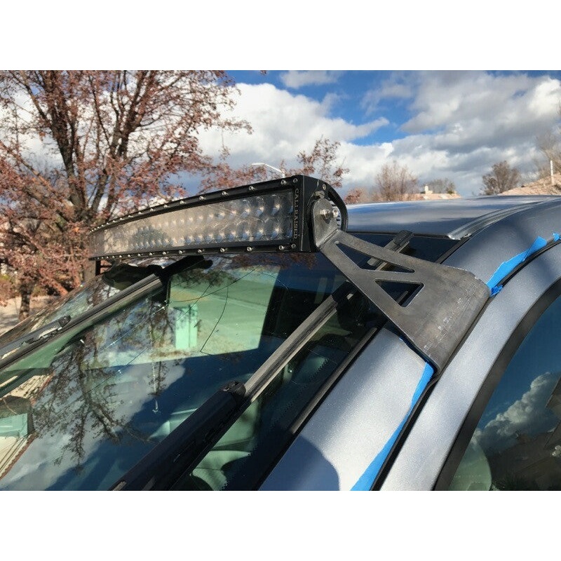 52″ Curved LED Light Bar Roof Brackets Kit For 2007-2021 Toyota Tundra 5D OPTIC OSRAM 52 INCH DUAL ROW CURVED BAR (SPOT BEAM) LED LIGHT BAR – BLUE BACKLIGHT – SMALL