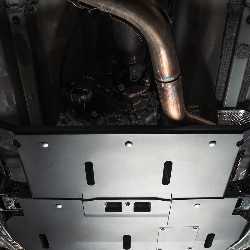Transfer Case Skid Plate For 2024+ Toyota Tacoma HYBRID Steel Raw