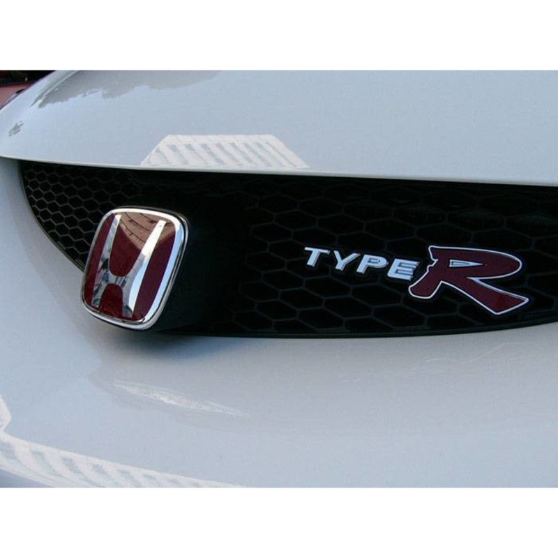 05-06 EMBLEMS FRONT Type-R Red H Emblem