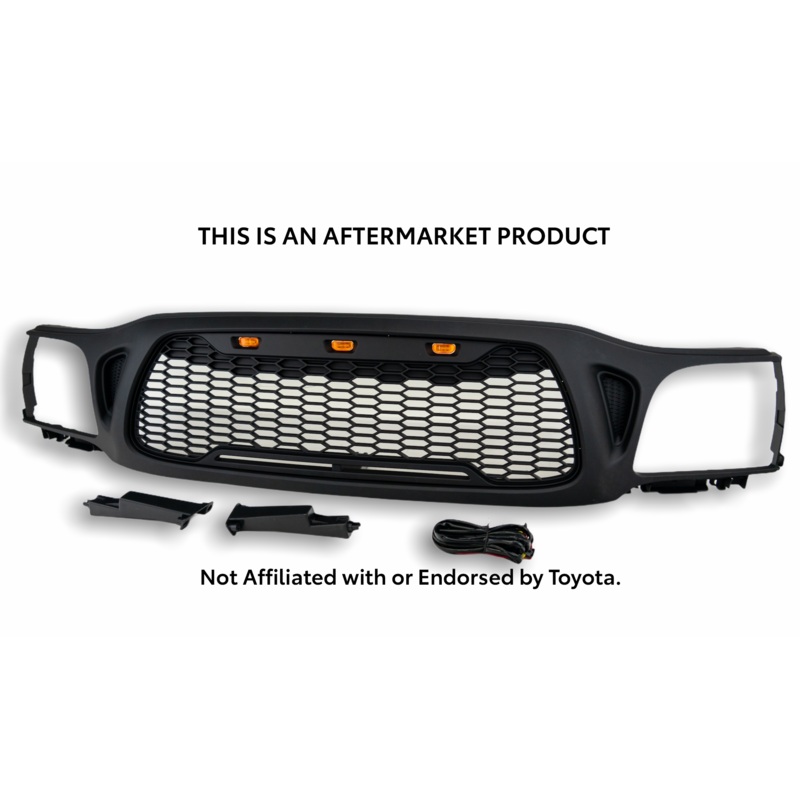 2001-04 Tacoma Raptor Grille Email choice of lettering to support@tacovinyl.com Email us if needed with desired paint code