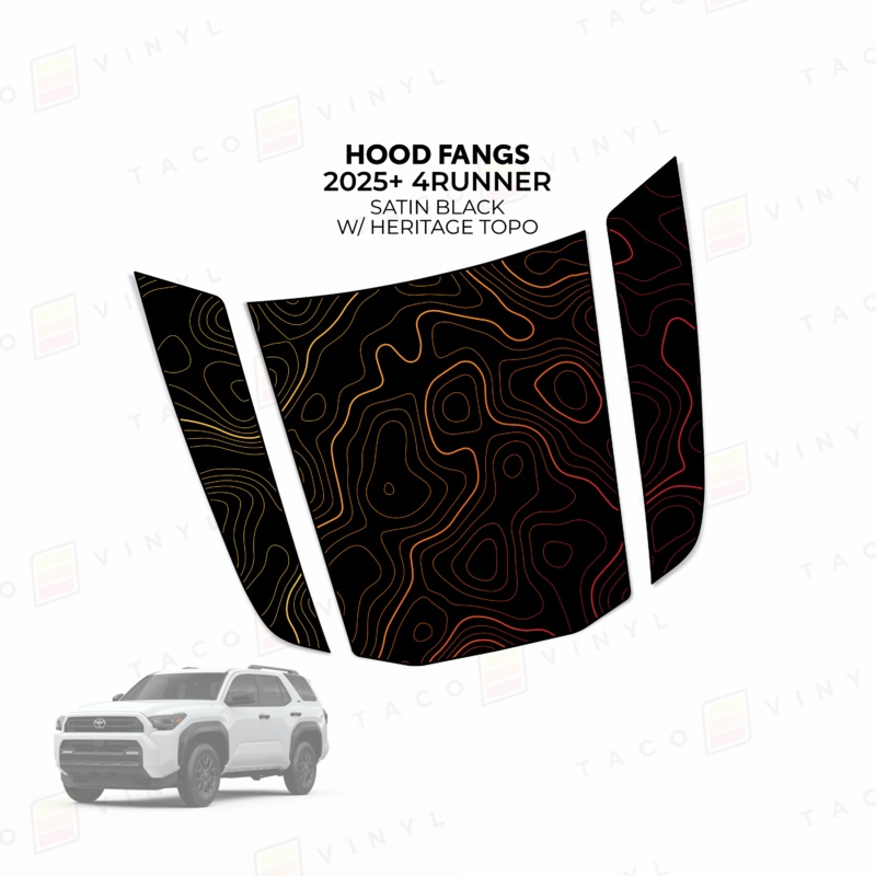 2025+ 4Runner Apex Hood Stamp Satin Black