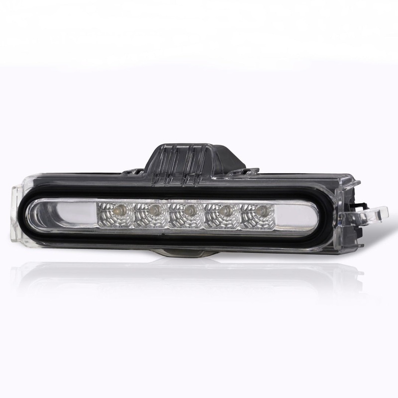 LED 3rd Brake Light Chrome Housing Clear Len