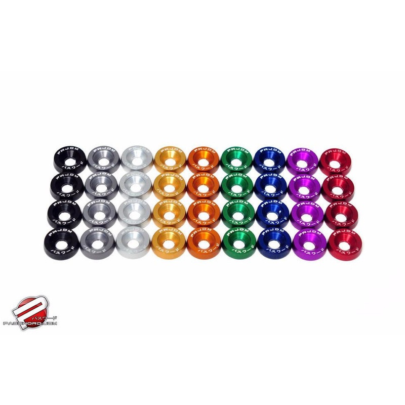 Password:JDM Fender Washers 30 Pack BLACK