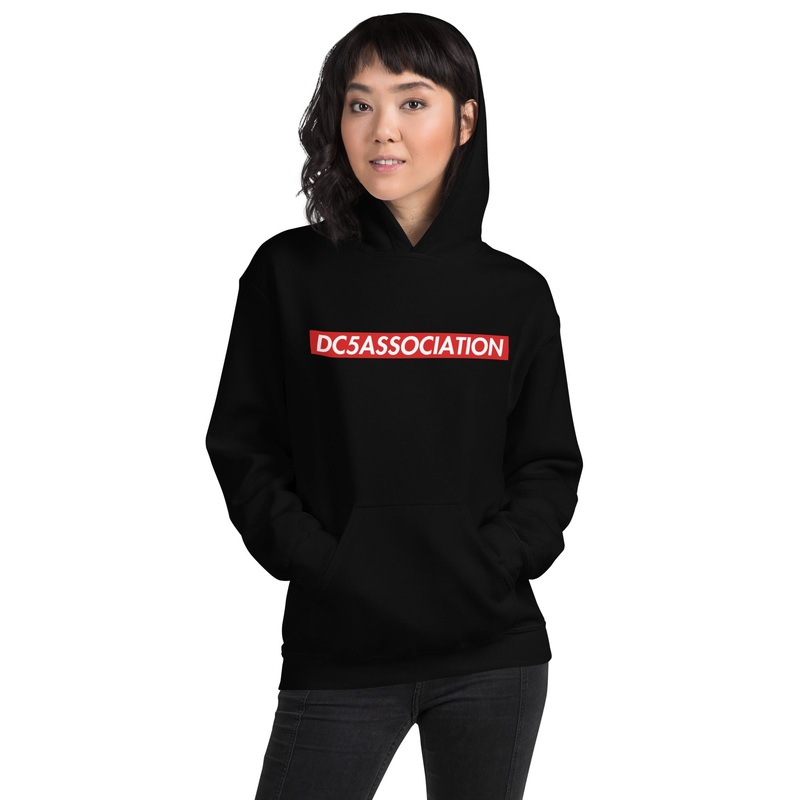 “DC5ASSOCIATION”  HOODIE Black S