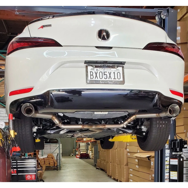 PLM Axle-back Exhaust Muffler Delete 2023+ Acura Integra Blue