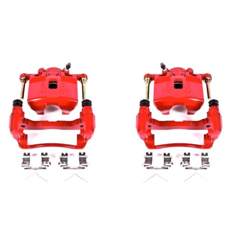 Power Stop 02-06 Acura RSX Front Red Calipers w/Brackets – Pair